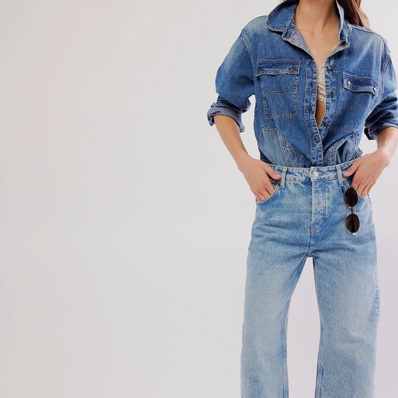 Free people size 28 denim jeans NWT - Picture 3 of 6